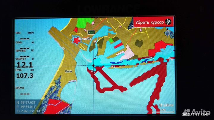 Карта для эхолота Lowrance