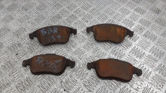 Тормозные колодки передние левые renault scenic 3 (SBR15LC01)