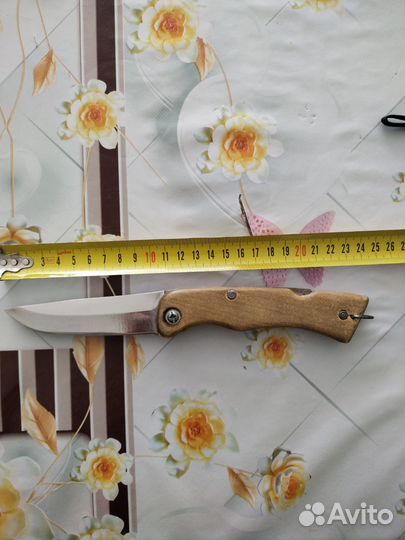 Нож складной ручной работы