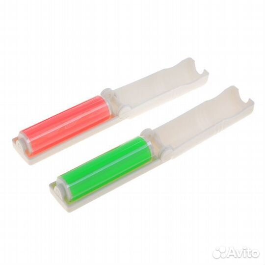 Ролик для чистки одежды силиконовый в футляре скла