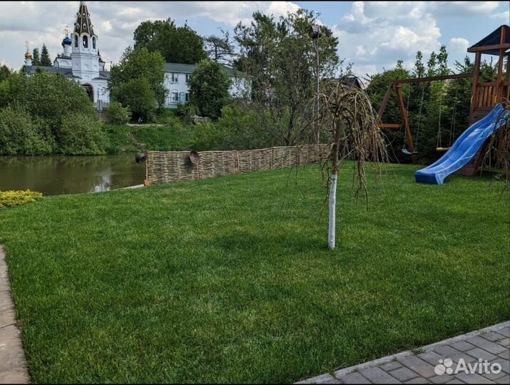 Спортивный рулонный газон под ключ