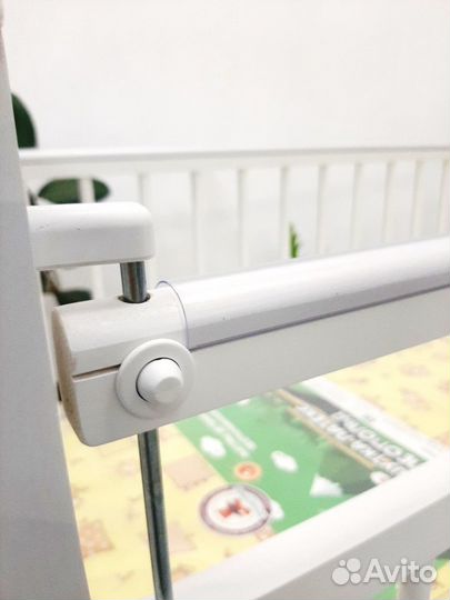 Кровать детская колесо-качалка (белая)