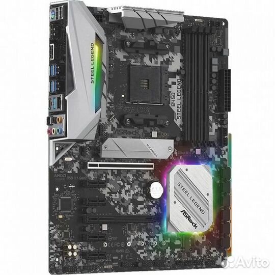 Материнская плата ASRock B450 steel legend
