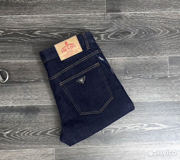 Джинсы мужские прямые классические prada