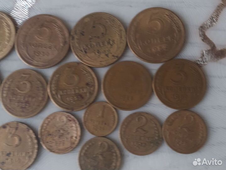 Копейки СССР 5 к. 1930г. Брак