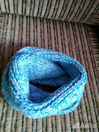 Снуд женский новый 70 шерсть