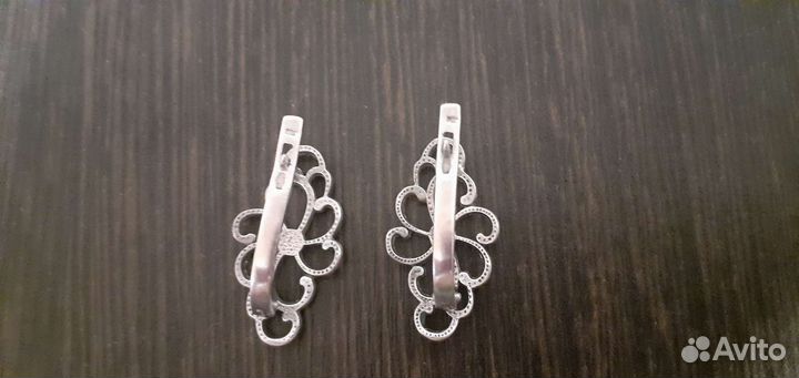 Серьги серебро 925