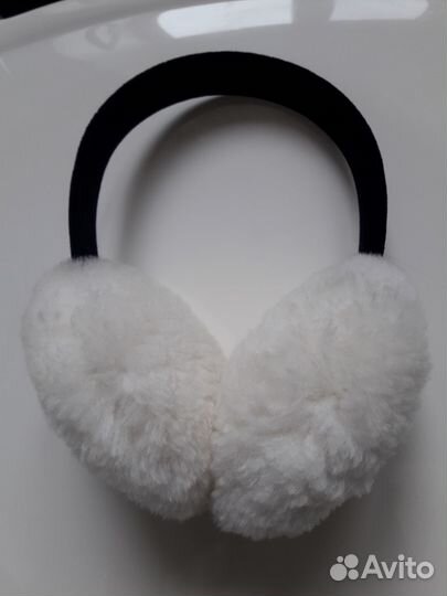 Меховые теплые наушники