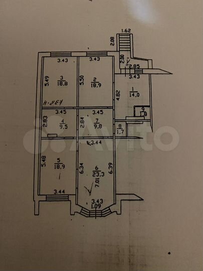 Торговая площадь, 116.7 м²