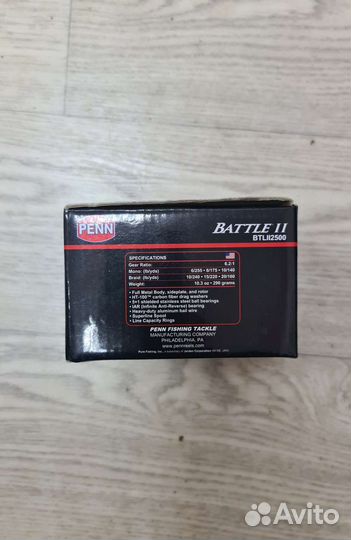 Катушка penn battle II 2500