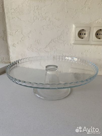 Подставка для торта стекло 28см