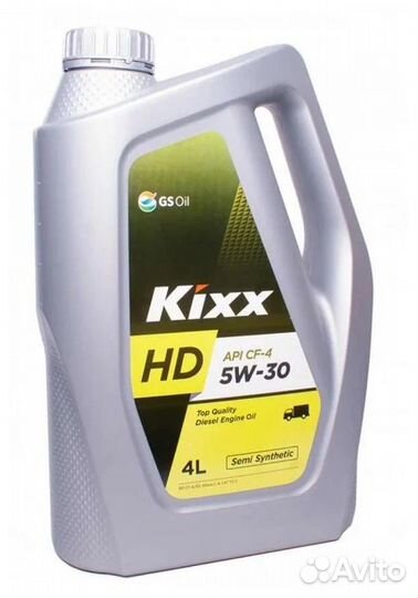 Kixx HD 5W30 CF-4 4 литра