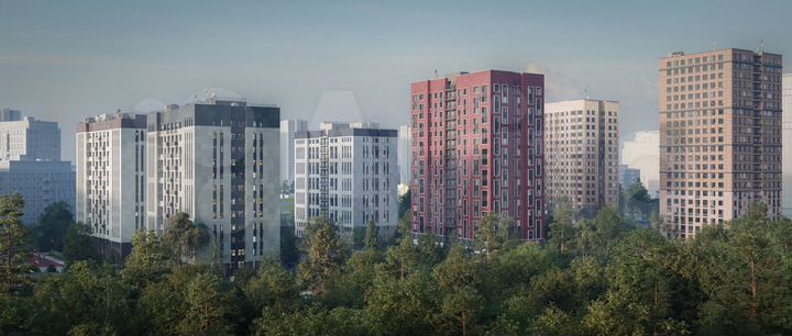 2-к. квартира, 57,7 м², 9/9 эт.