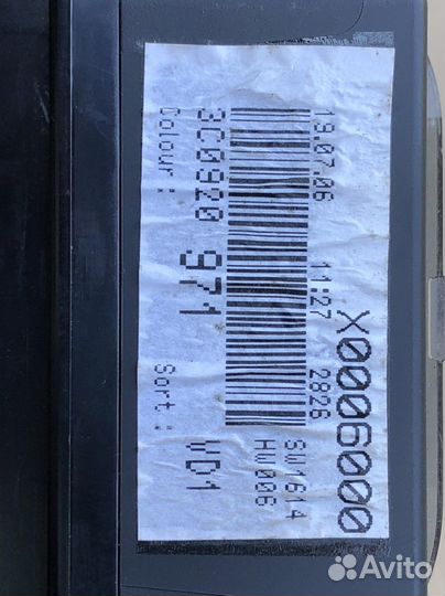 Щиток приборов Фольксваген Пассат В6