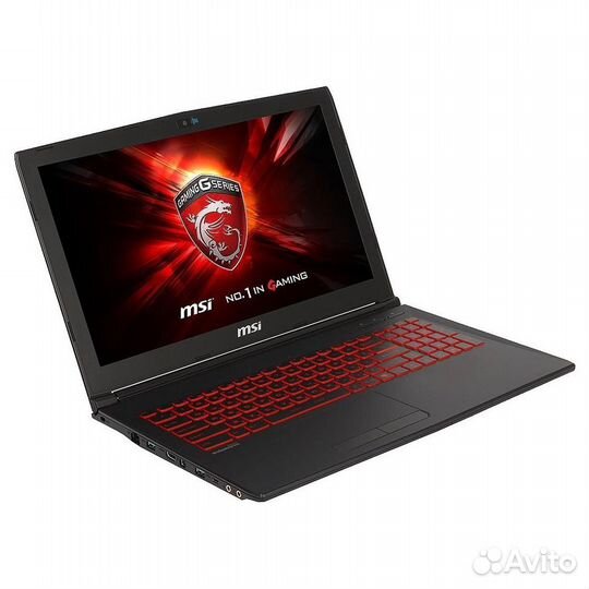 MSI 15.6 i5-7300HQ 4яд4пот GTX1050 8Gb SSD120 1Tb
