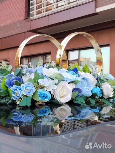 Украшение машины на свадьбу