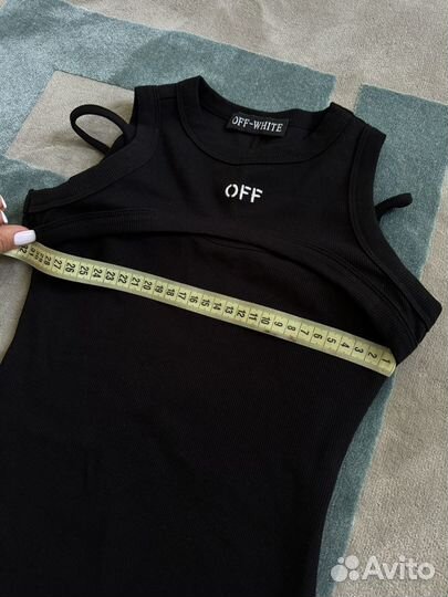 Off white платье