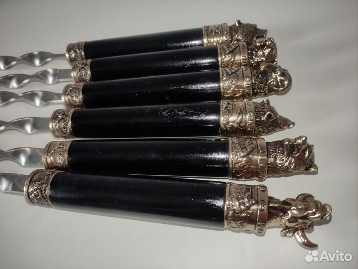 Набор шампуров подарочный