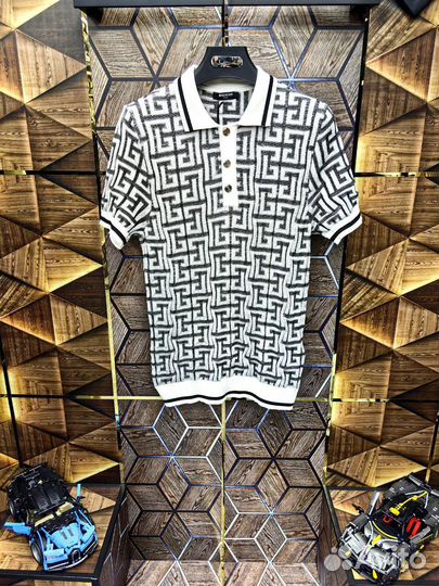 Футболка polo Balmain