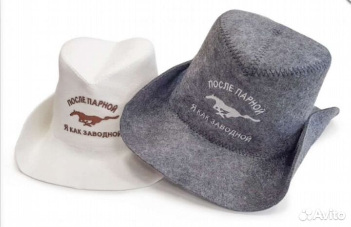 Шапка для бани Ковбой