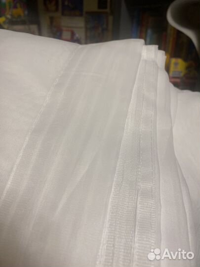 Тюль органза белая