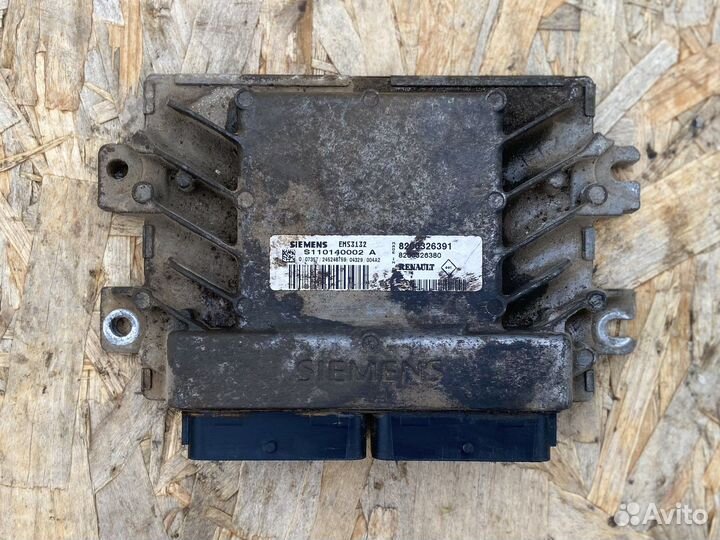 Эбу двигателем Renault Symbol 1