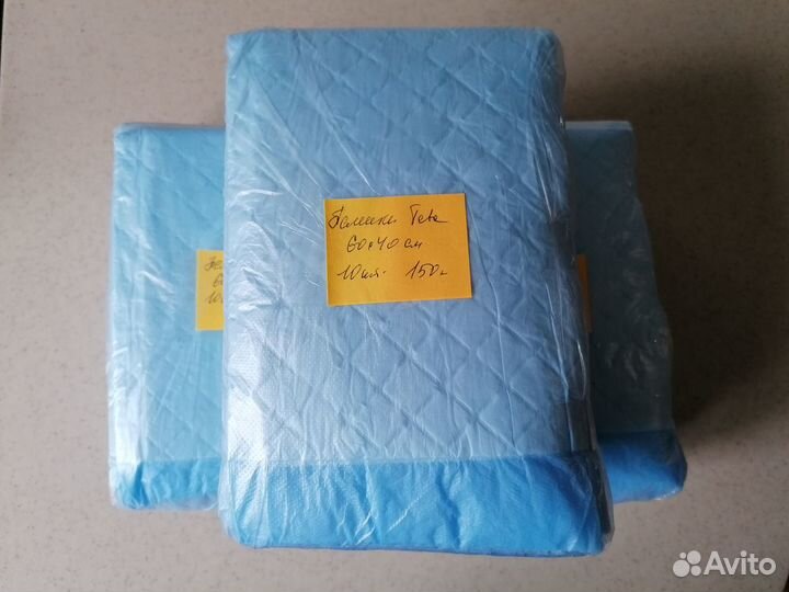 Одноразовые впитывающие пеленки Тева