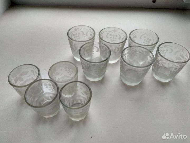 Хрусталь, стопки, вазы, рюмки