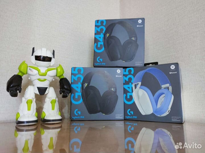 Новые Logitech G435 с адаптером Bluetooth