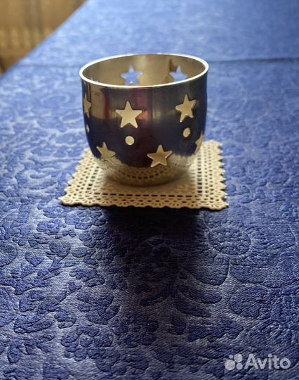 Подсвечник мельхиор