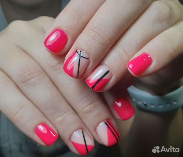 Маникюр педикюр гель-лак шеллак наращивание