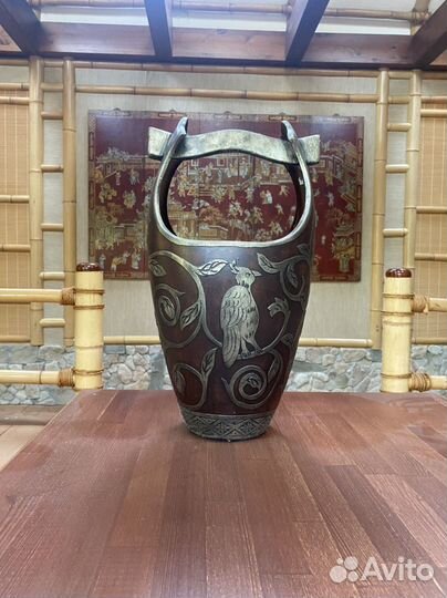 Ваза шинуазри винтаж