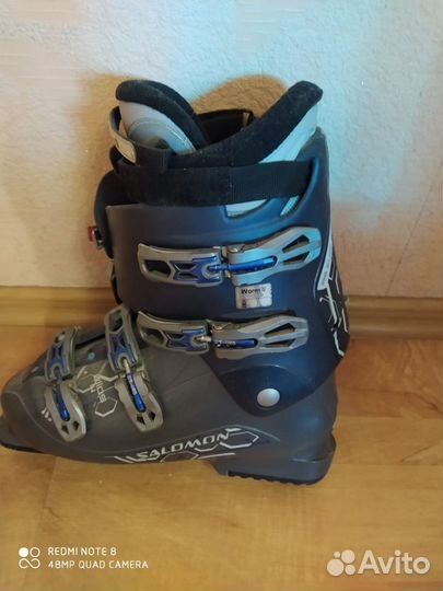 Горные лыжи,ботинки,палки комплект