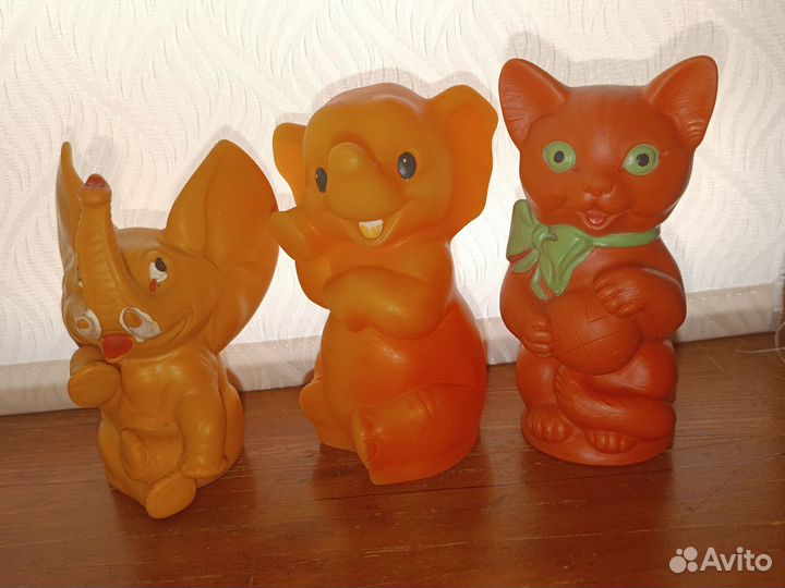 Резиновые игрушки СССР