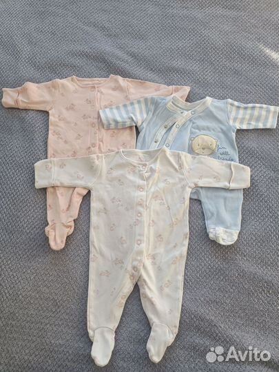 Пакет брендовых вещей для новорожденных 50-56