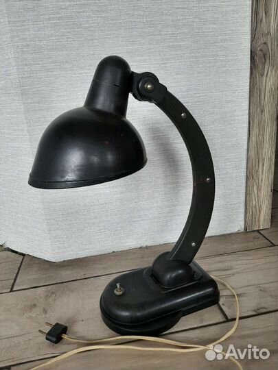 Лампа настольная карболитовая СССР нквд