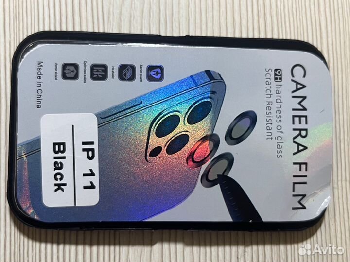 Защитное стекло на камеру iPhone 11