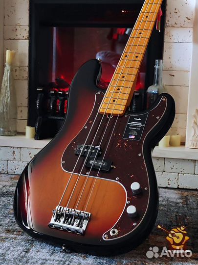 Fender American Professional II Precision Bass Sun