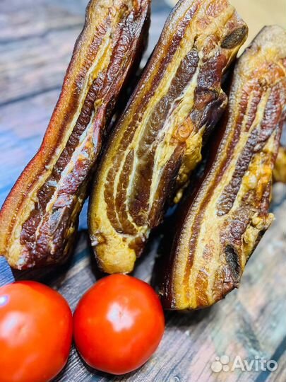 Грудинка горячего копчения