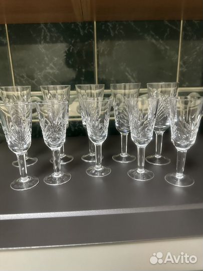 Фужеры -рюмки - хрусталь СССР