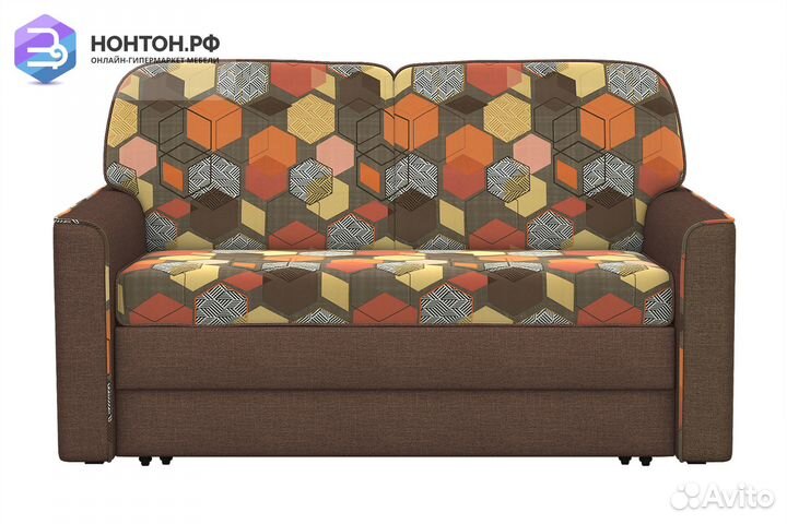 Диван выкатной Глория-7 коричневый