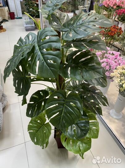 Искуственная монстера 120 см высота