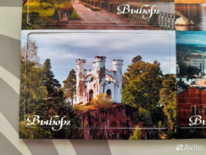 Мягкие магниты на холодильник города