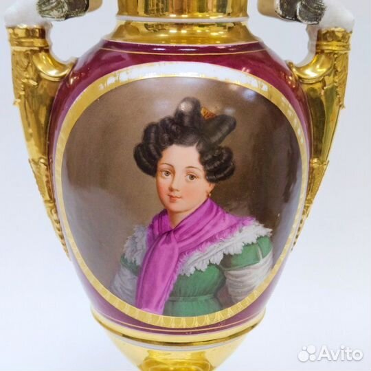Ваза Ампир старый Париж No.7697
