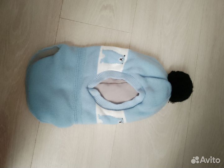 Шапка шлем для мальчика