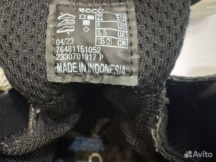 Ботинки деми Ecco Gore Tex,22 р