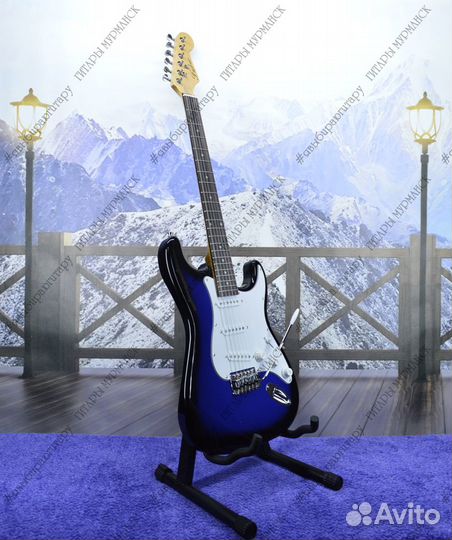 Электрогитара (новая), полный комплект