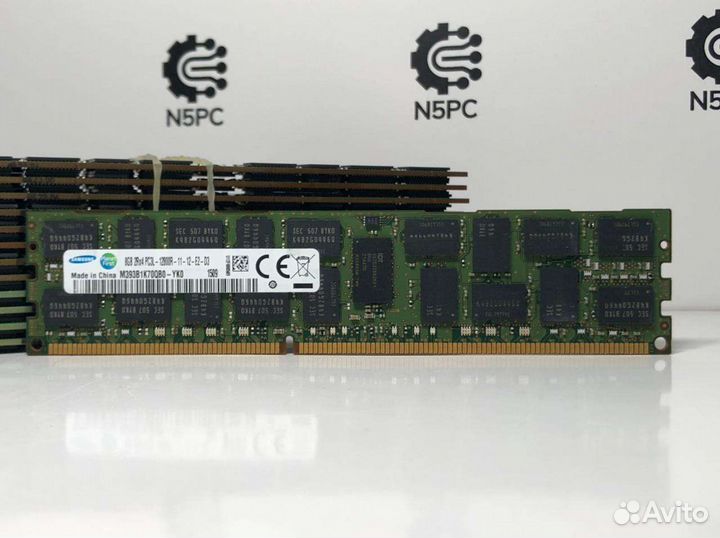 Оперативная память REG ECC 8GB Samsung 1600mhz