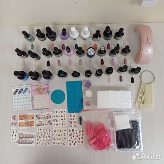 Набор для маникюра педикюра гель лаки 29 штук