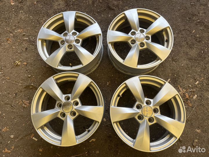 Литые Диски R15 K&K кс700 Skoda Rapid 5x100 D57.1